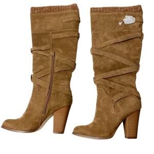 JUSTFAB ALEEMA OVER THE KNEE WINTER WOMEN BOOTS US SIZE 8 NEW